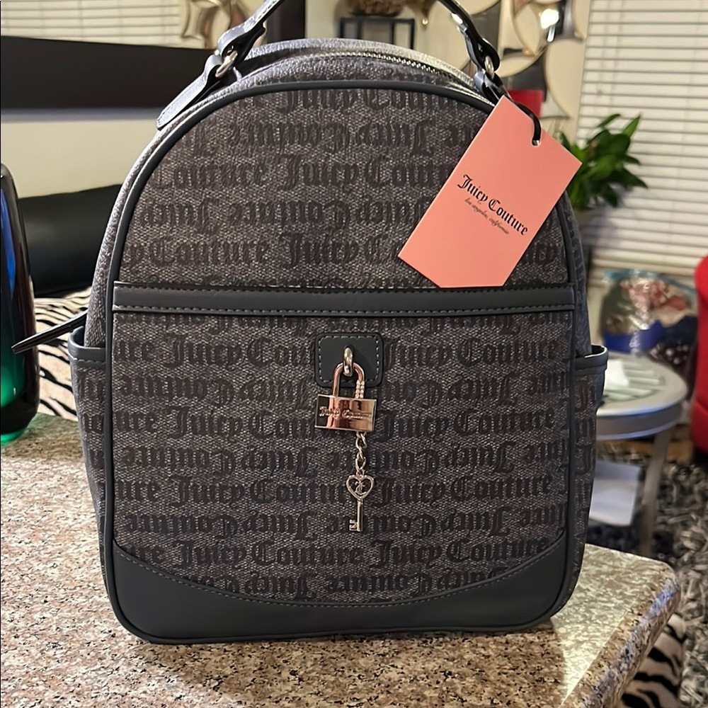 Juicy Couture Gray Backpack
